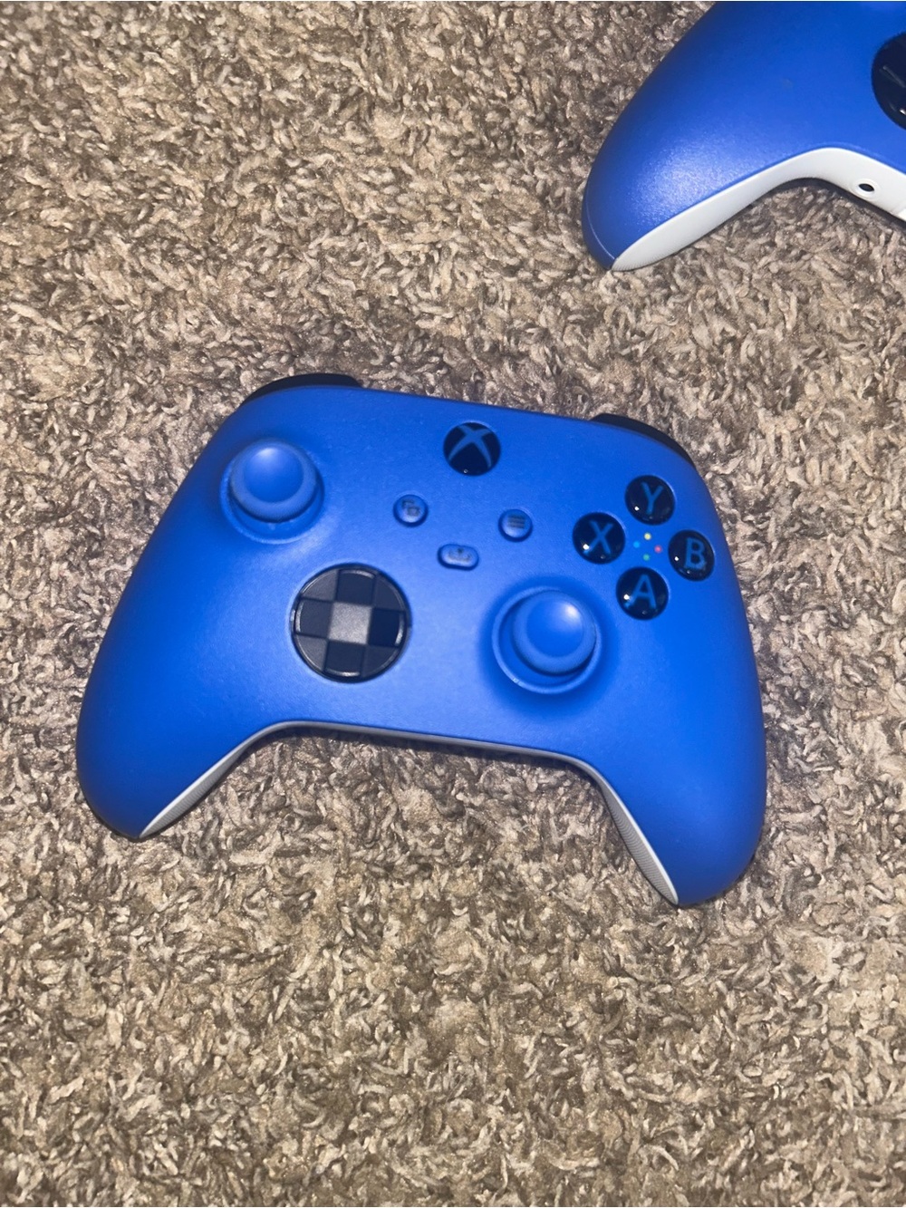 Two Blue Xbox Wireless Controllers - Picture 2 of 8